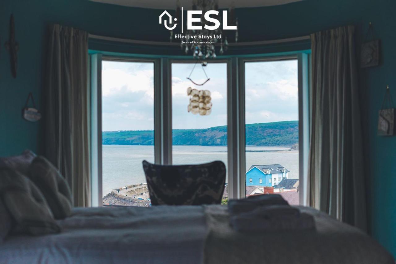 Beautiful En Suite 5 Bedroom Home With Sea Views New Quay (Ceredigion) Exterior foto